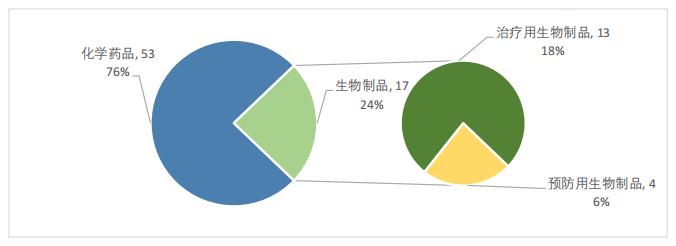 图3 2022年优先审评药品类型占比